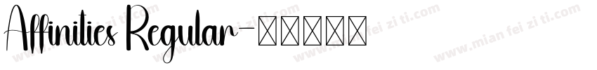 Affinities Regular字体转换